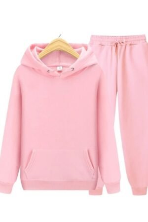 Solid color pull over Tracksuit